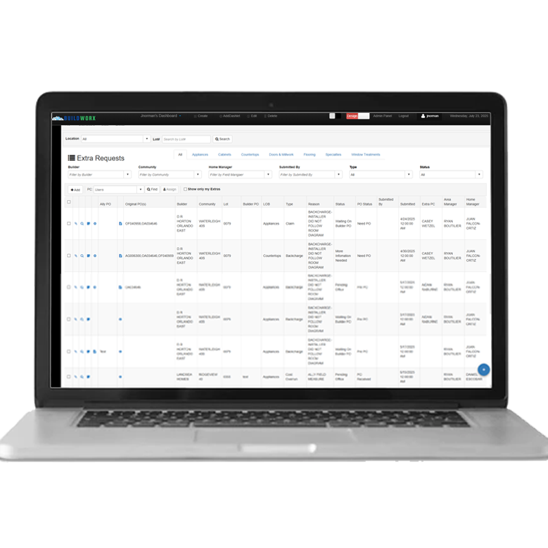 BuildWorx Back Office