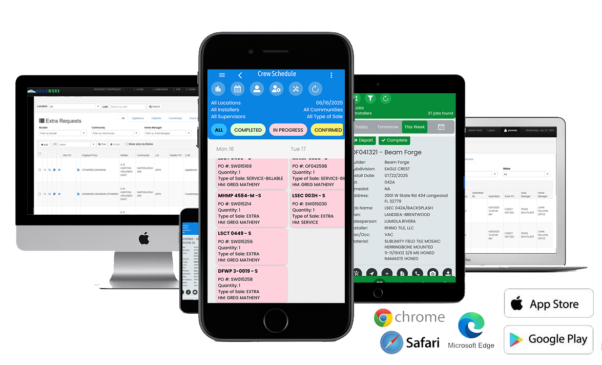 BuildWorx Suite Apps